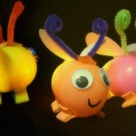 DIY Glow Bugs Using Plastic Eggs