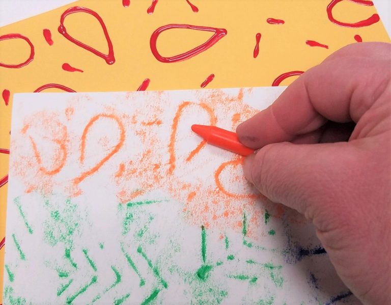 DIY Patterned Rubbing Plates & Watercolor Resist Art S&S Blog