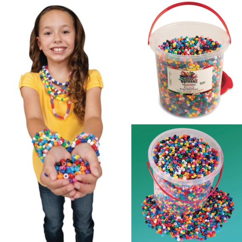 Color Splash Pony Bead Bucket