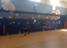 Fast Math Frisbee physed