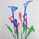 DIY Flower Painting Using String Pulling Method