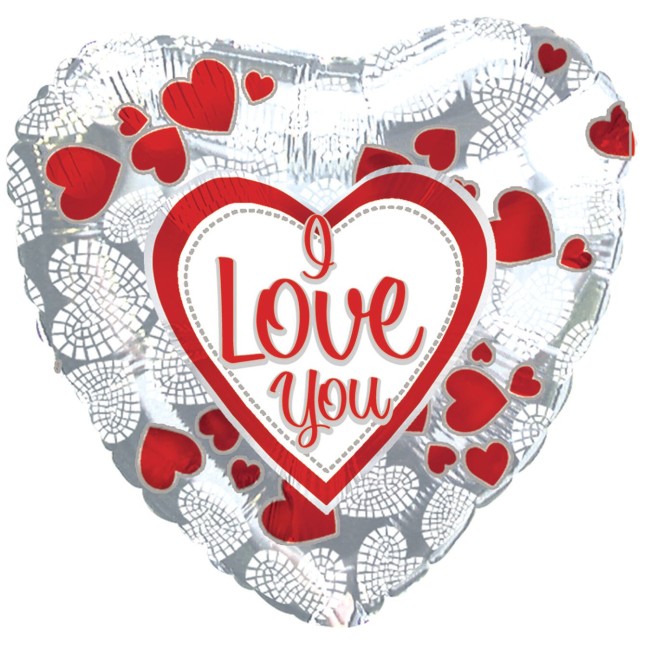 I Love You Mylar Balloons