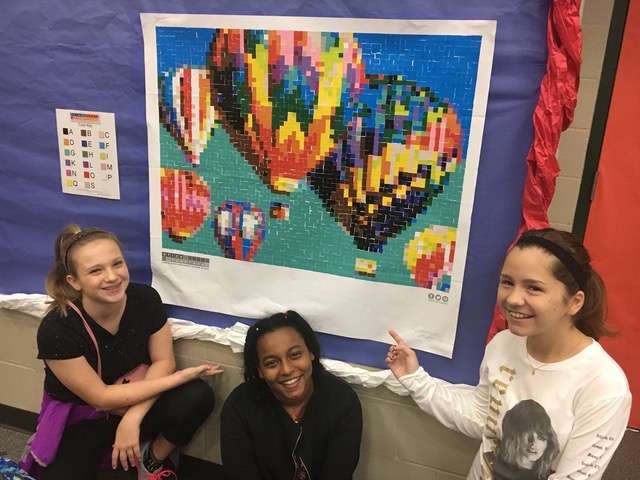 Sticker Mosaic Posters - Collaborative Art Activity - S&S Blog