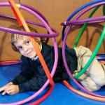 Team Building PE Activity with Hula Hoops