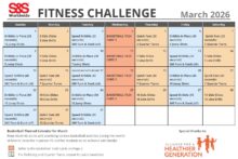 March 2026 Fitness Challenge Calendar
