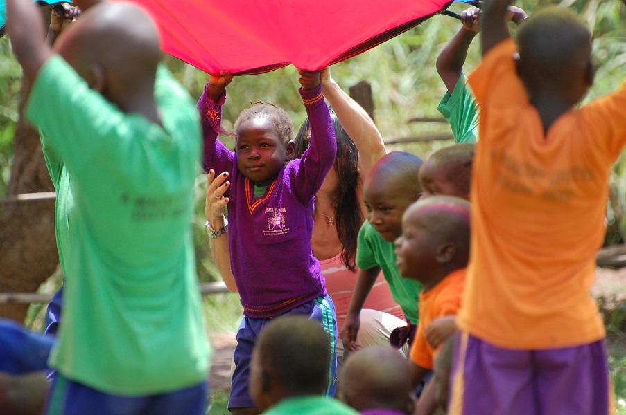 Fitness for Africa parachute