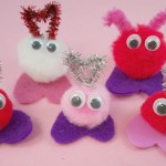 Valentine Craft with Pom Poms