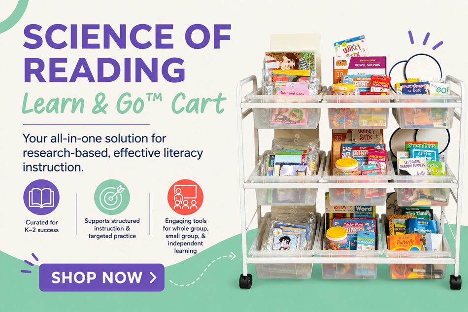 science of reading cart