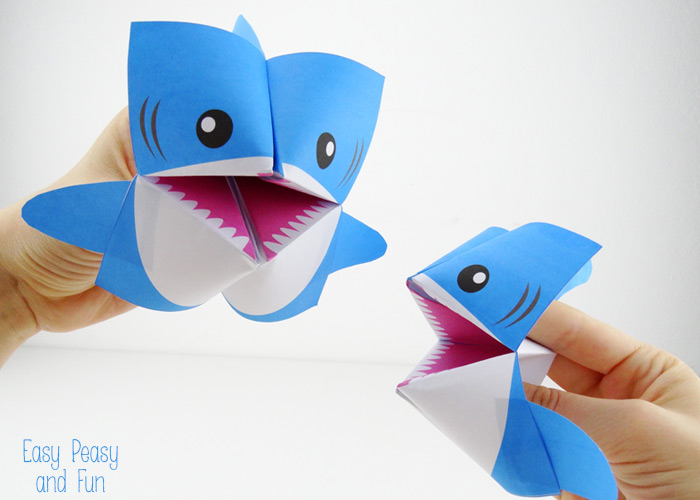 shark crafts for kindergarten