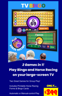 Bingo Plug In Digital TV Bingo Game - Benefits of Bingo for Senior Living - S&S Blog