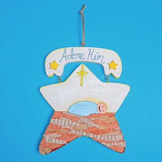 baby jesus ornament craft