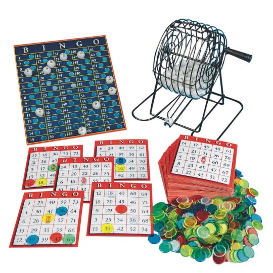 bingo game set for seniors