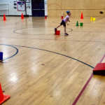 Cardio Cornhole & Stacking Cup Activity