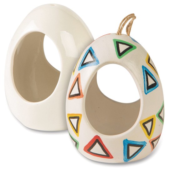 ceramic bird feeder