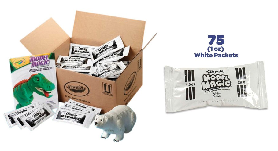 crayola model magic classpack white