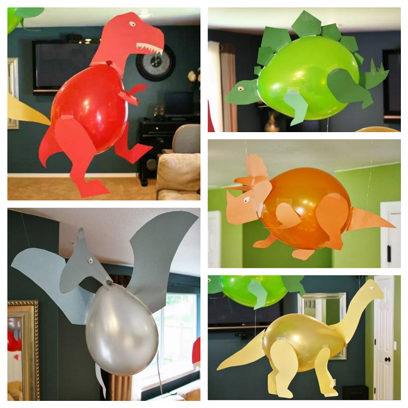 dinosaur balloons craft