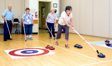 floor curling seniors