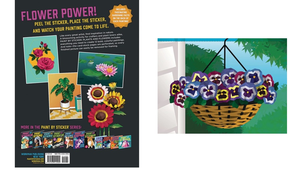 flower sticker project