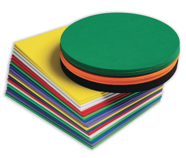 Colorful Eva Foam Sheets for Arts and Crafts - Pack of 96