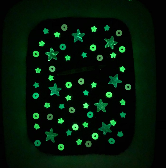 Glow in the Dark Letter Matching Sensory Bin - Where Imagination Grows