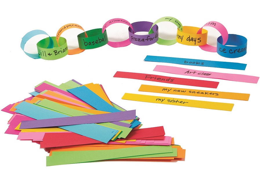 gratitude garland art activity