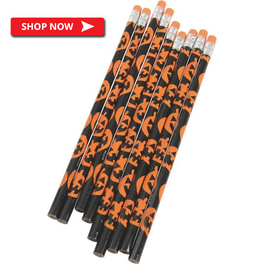 halloween pencils