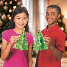 kids christmas tree crafts