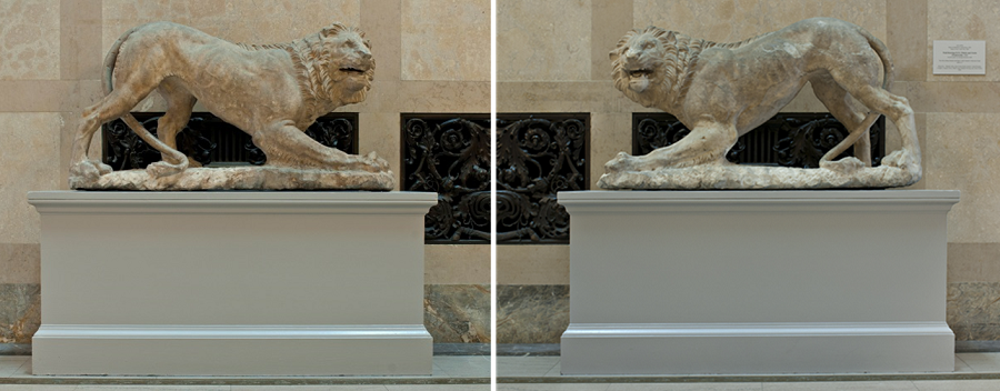 lion sculptures wadsworth