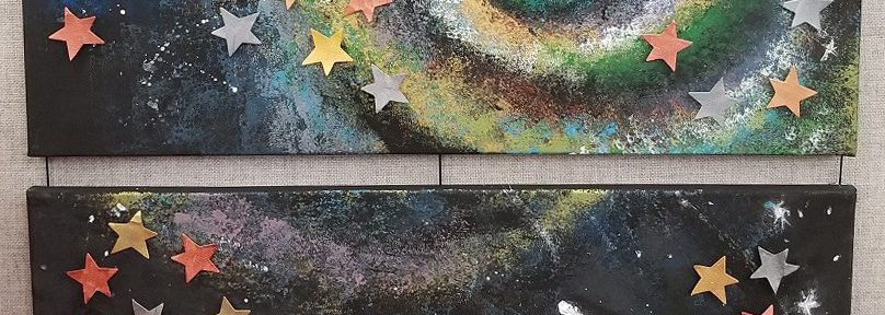 outer space galaxy theme