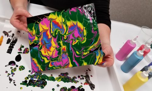 How To DIY Paint Pouring with Tempera Paint - S&S Blog