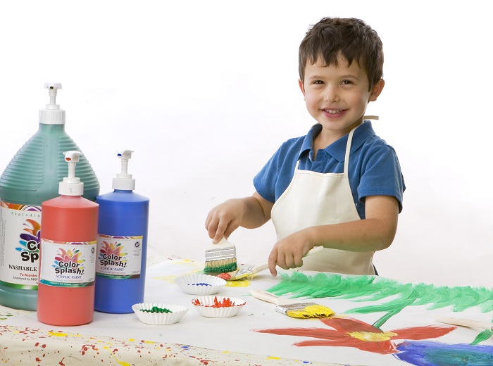 painting crafts back to school