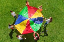 parachute games kids