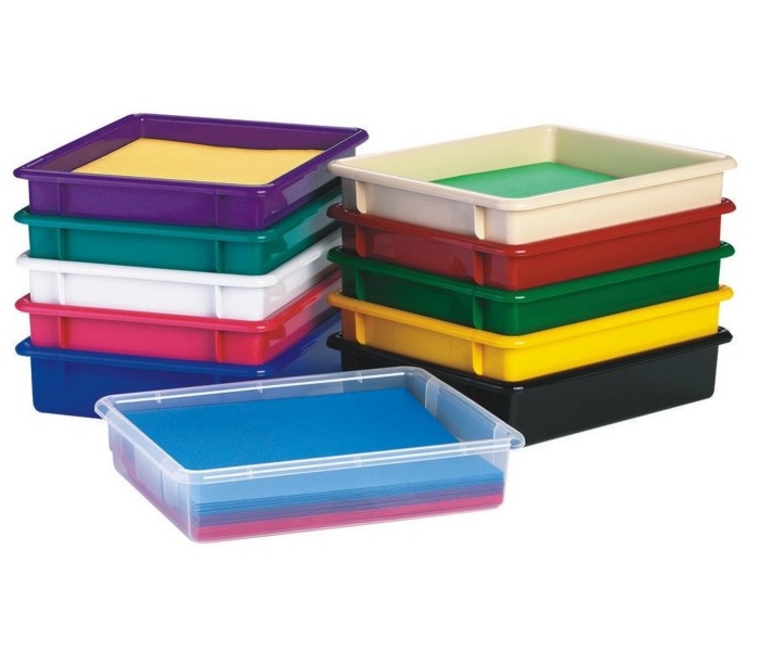 plastic trays classroom S&S Blog