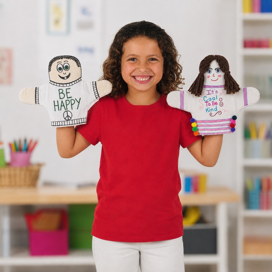 Poppis Planet puppets