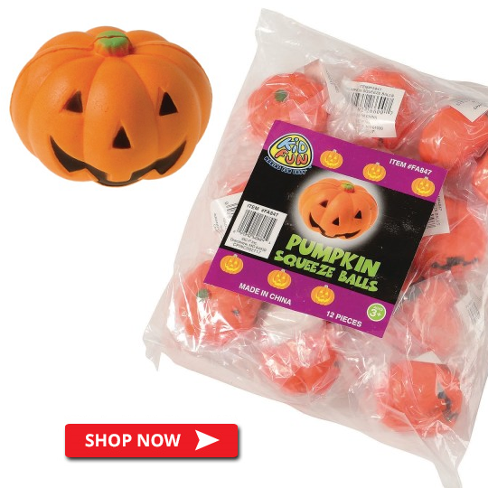 pumpkin stress ball