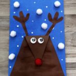 Reindeer Card Winter Themed DIY Craft