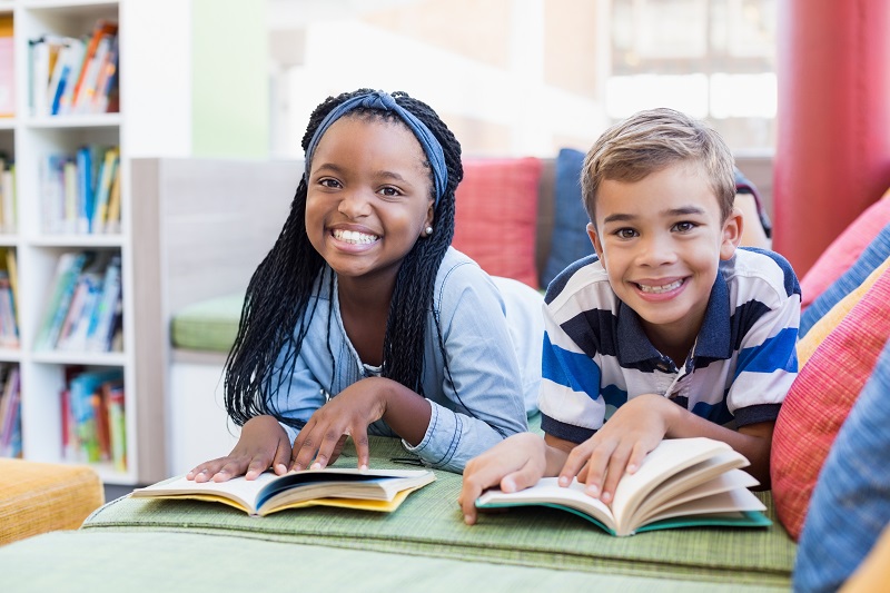kids reading school break
