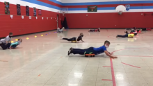 scooter swimming PE
