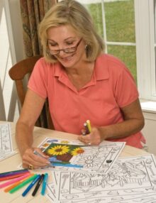 senior coloring seasonal