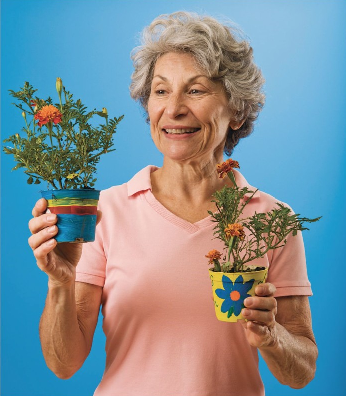 senior resident garden indoor