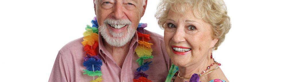 Hawaii Luau Senior residents