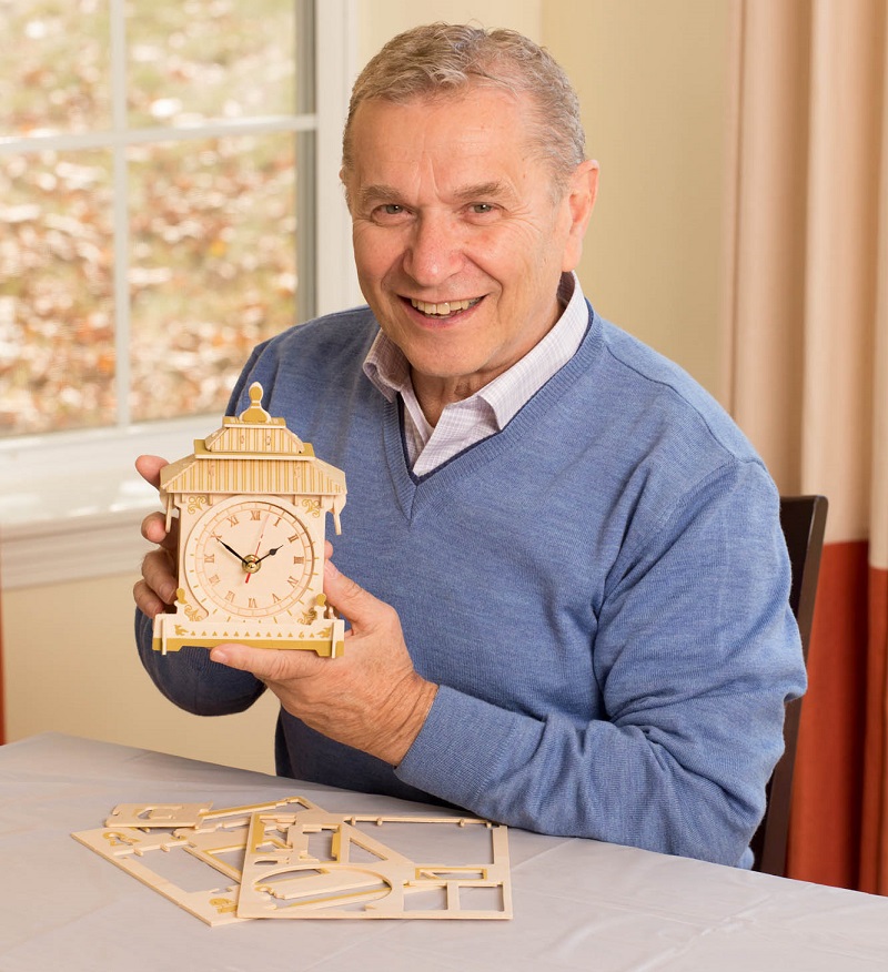 senior residents male activities