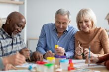 senior residents crafts