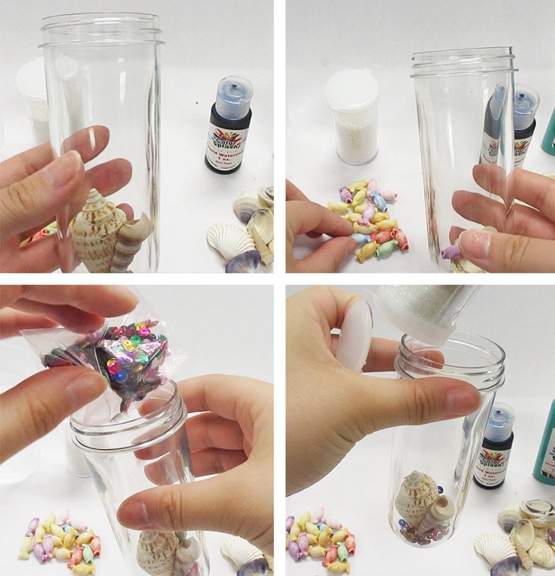 sensory tubes adding decor