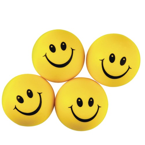 smiley squeeze ball