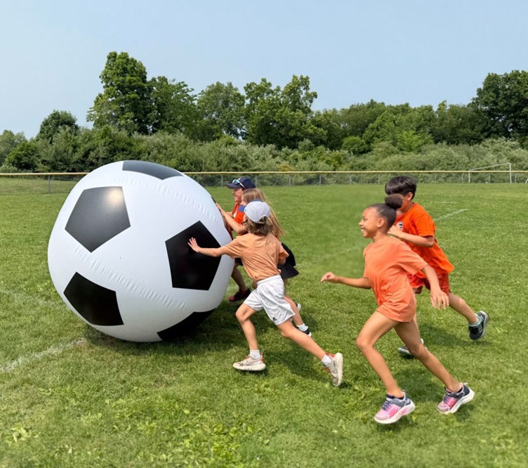 soccer ball field day activity