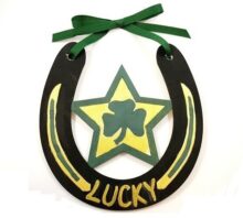 st patricks day horseshoe craft