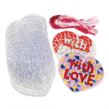 stained glass hearts