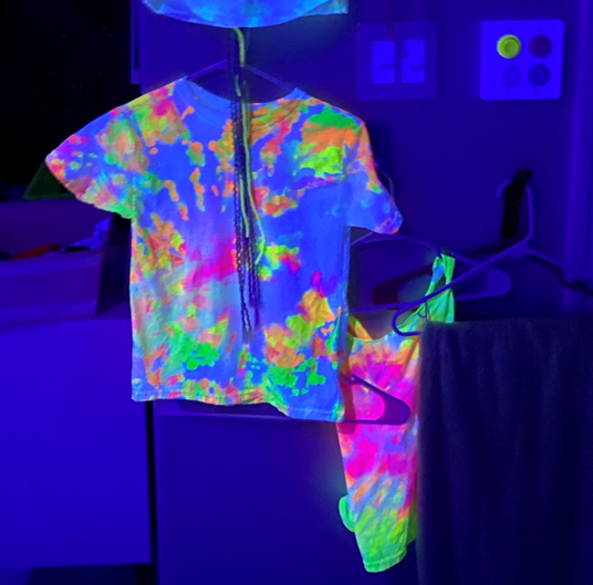 Year Three- Tie Dye - Glow in The Dark