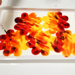 How to Make Fall Themed Color Diffusing Paper Flowers